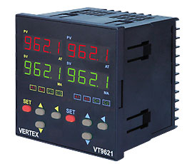 VT9621 Fuzzy Enhanced PID Dual Channel Controller